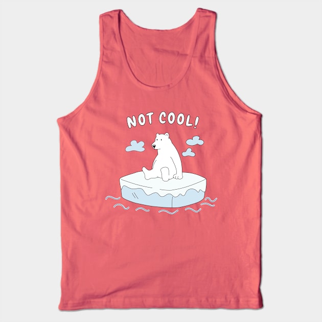 Global Warming - Polar bear Tank Top by valentinahramov